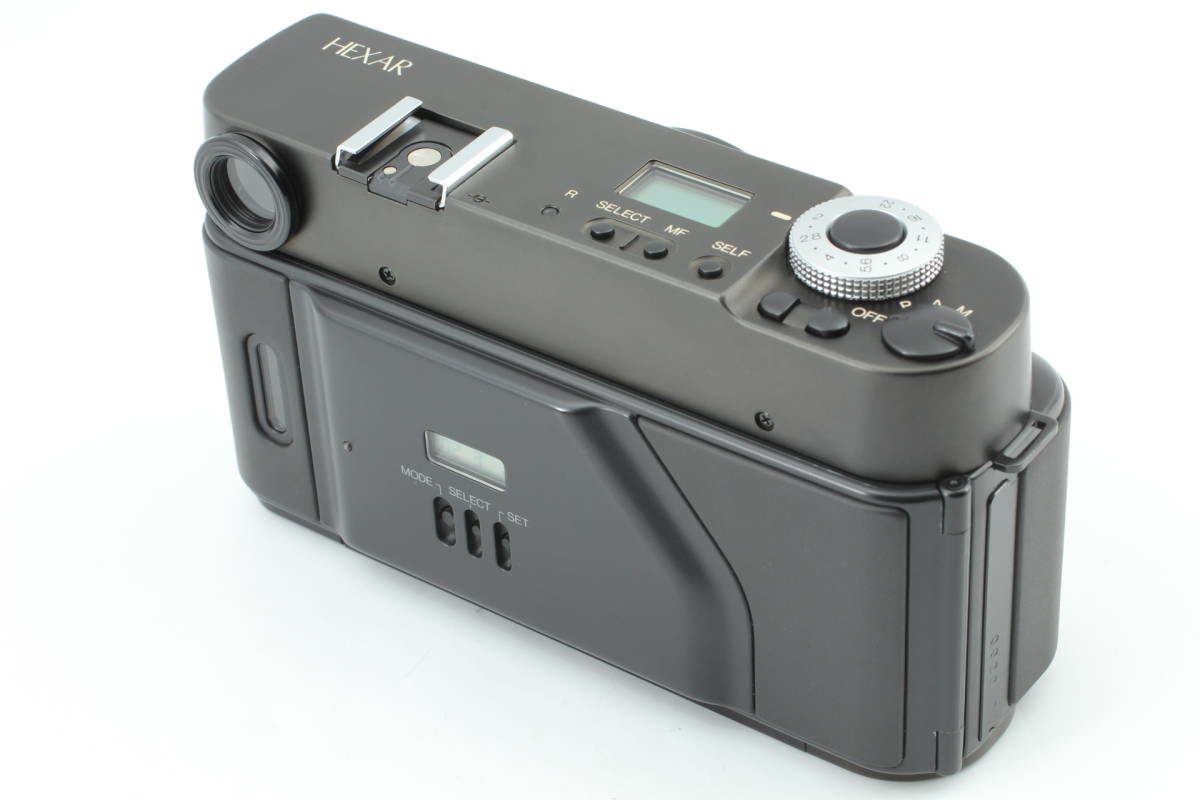Konica Hexar AF Black Film Camera + HX-14 Flash Case コニカ 621@bz 