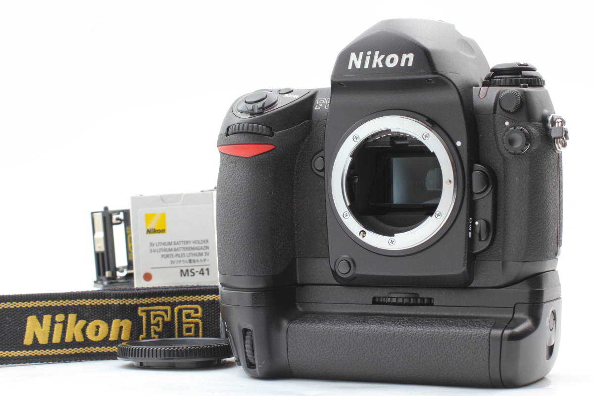 【おすすめ】 MB-40 w/ Camera Film SLR F6 【並品】Nikon Battery 649@Mc ニコン MS-41 + Grip ニコン