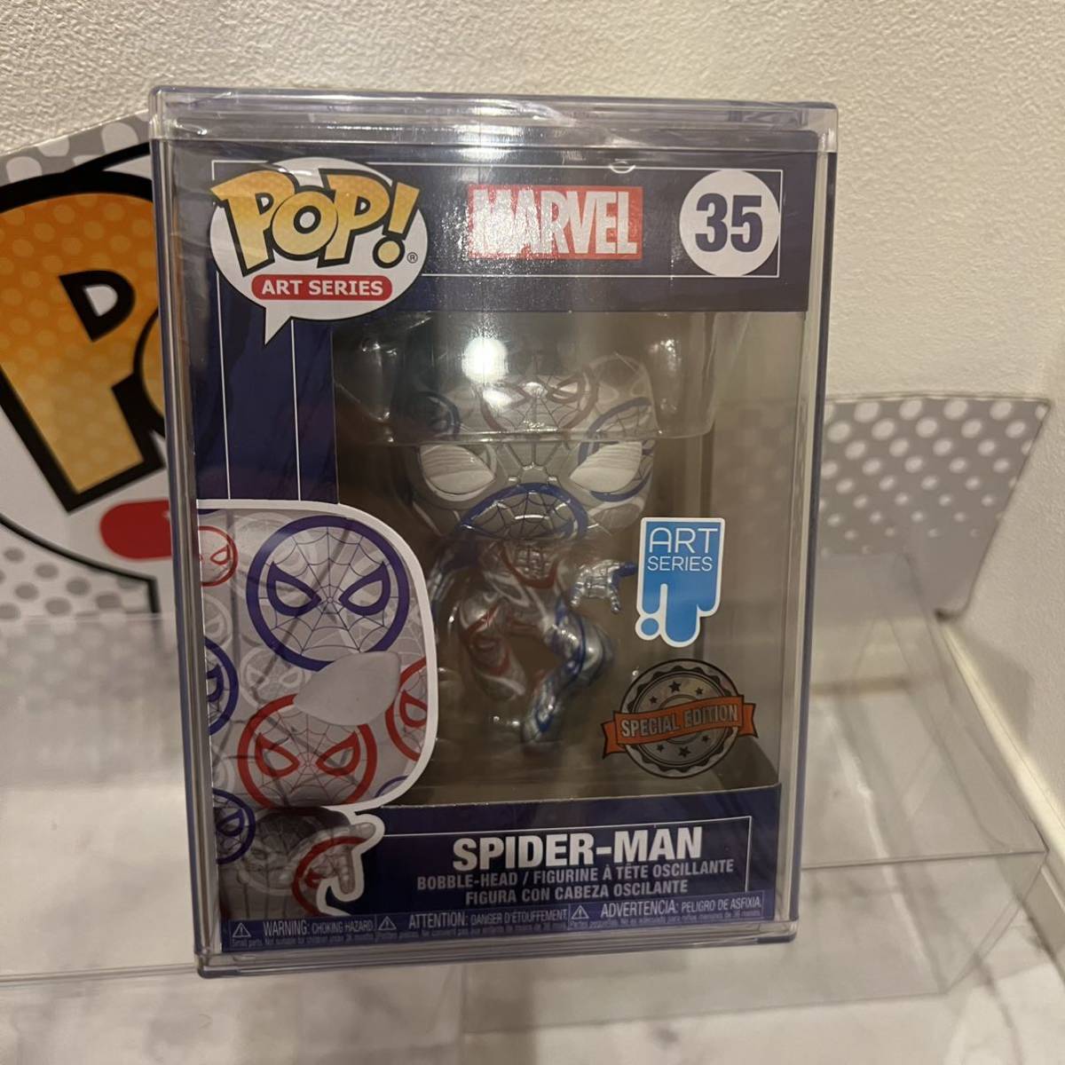 FUNKO POP! マーベル　スパイダーマン　アートシリーズ限定版_画像1