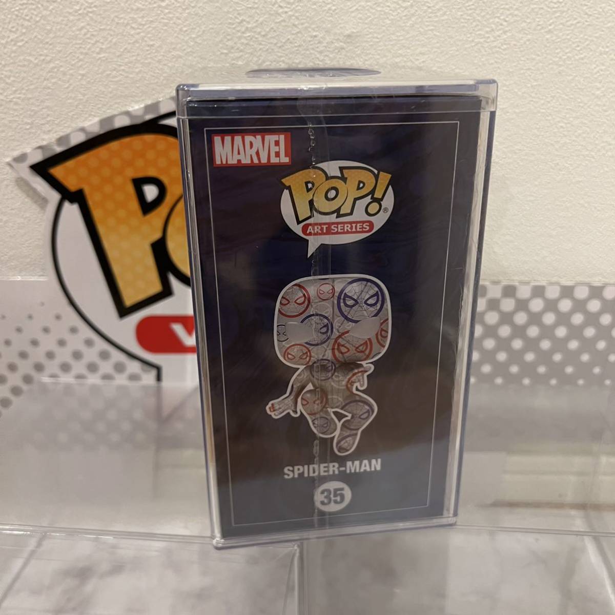 FUNKO POP! マーベル　スパイダーマン　アートシリーズ限定版_画像2