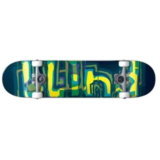 BLIND ブラインド 【Logo Glitch FP】 Green/Yellow 7.875 x 31.7 新品正規品 スケートボードコンプリート