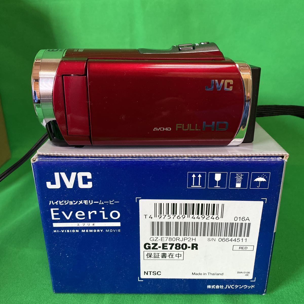JVC ケンウッド エブリオ ビデオカメラ gz-e780-r 即出荷 www.mtsn1llg 