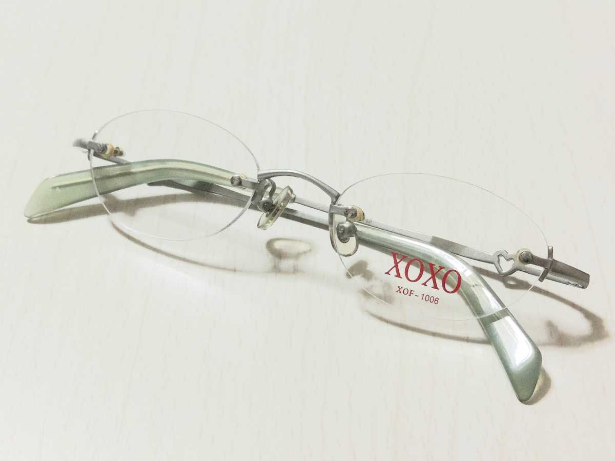 新品 XOXO キスキス ツーポイント メガネ 眼鏡 高級感 上品 綺麗 nifa