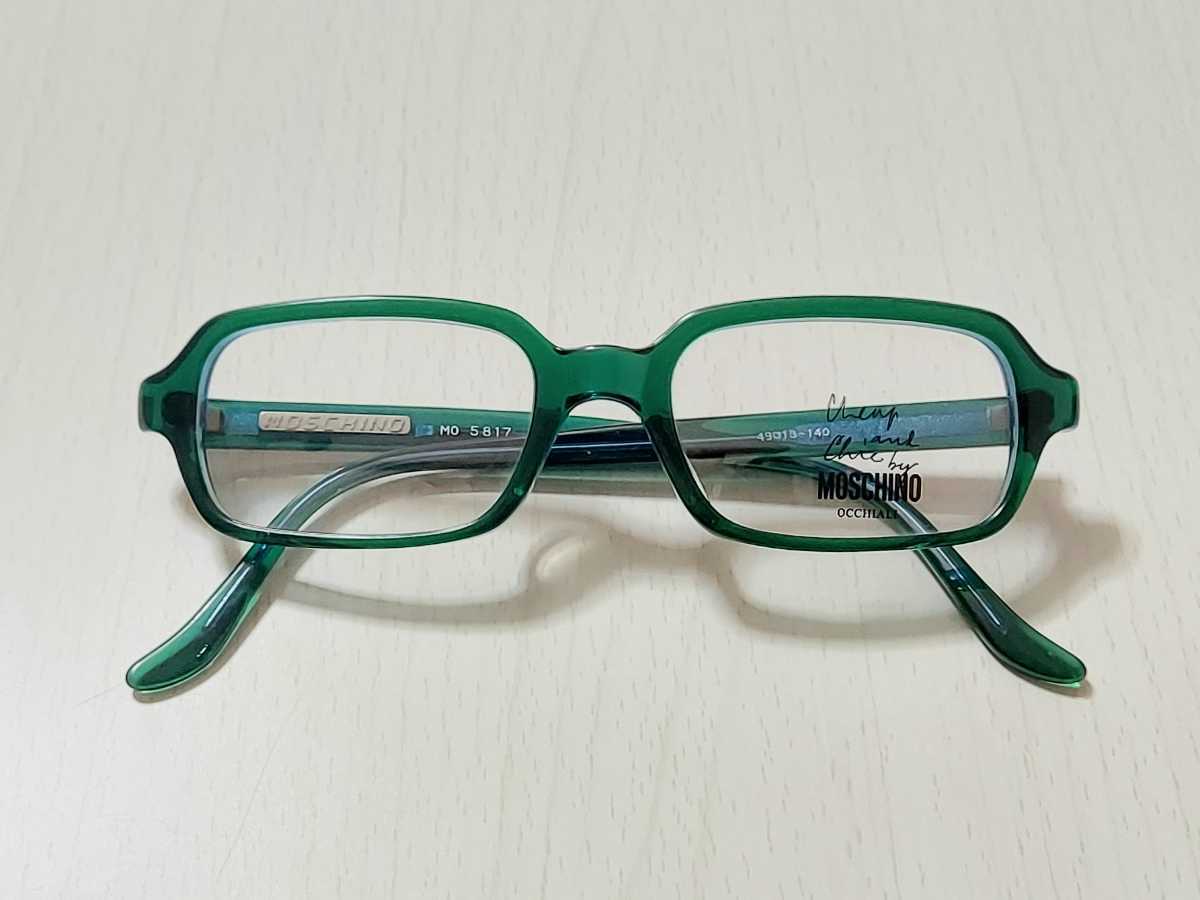 通販NEW ヤフオク! - 新品 MOSCHINO モスキーノ 眼鏡 メガネ 高級感