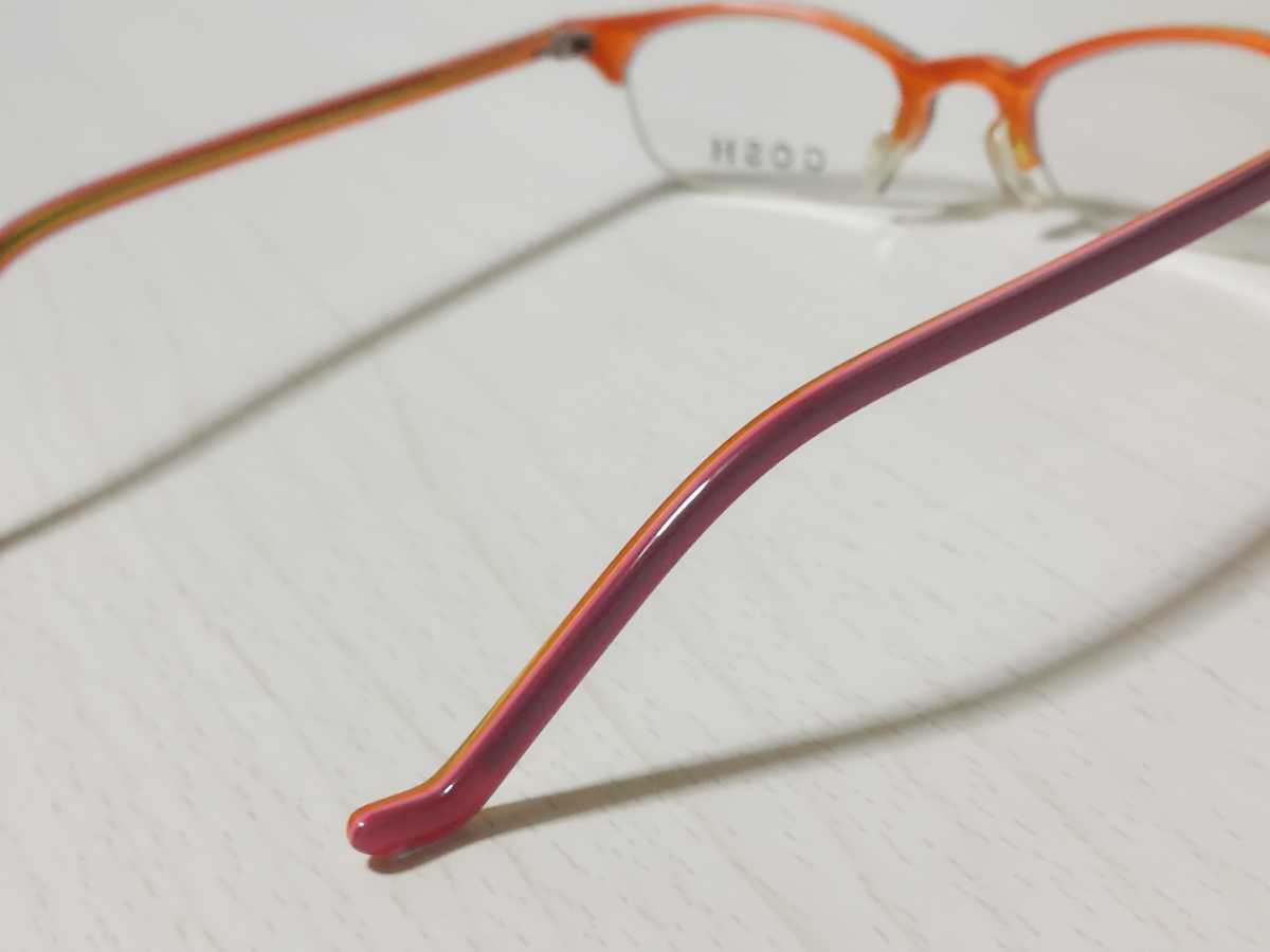 新品 GOSH ゴッシュ 眼鏡 メガネ セルフレーム 可愛い 上品 5
