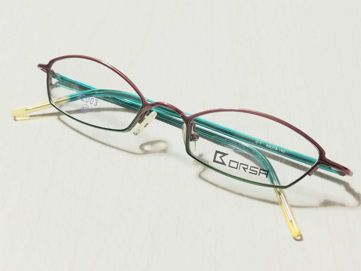 新品　メガネ　眼鏡　上品　高級感　フルリム　軽い　カラフル　オシャレ