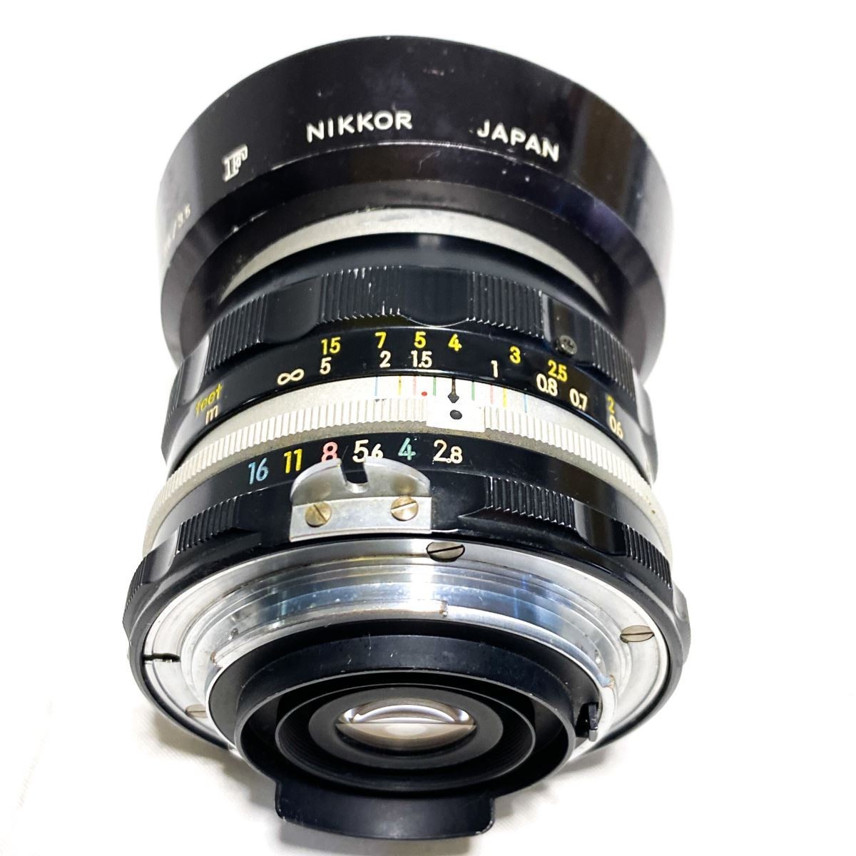 【MFレンズ 3本まとめ】Nikon 非Ai NIKKOR-P Auto F2.5 105mm NIKKOR-S 35mm ニコン ニッコール 望遠 広角 単焦点 動作確認済 訳あり C2131_画像5