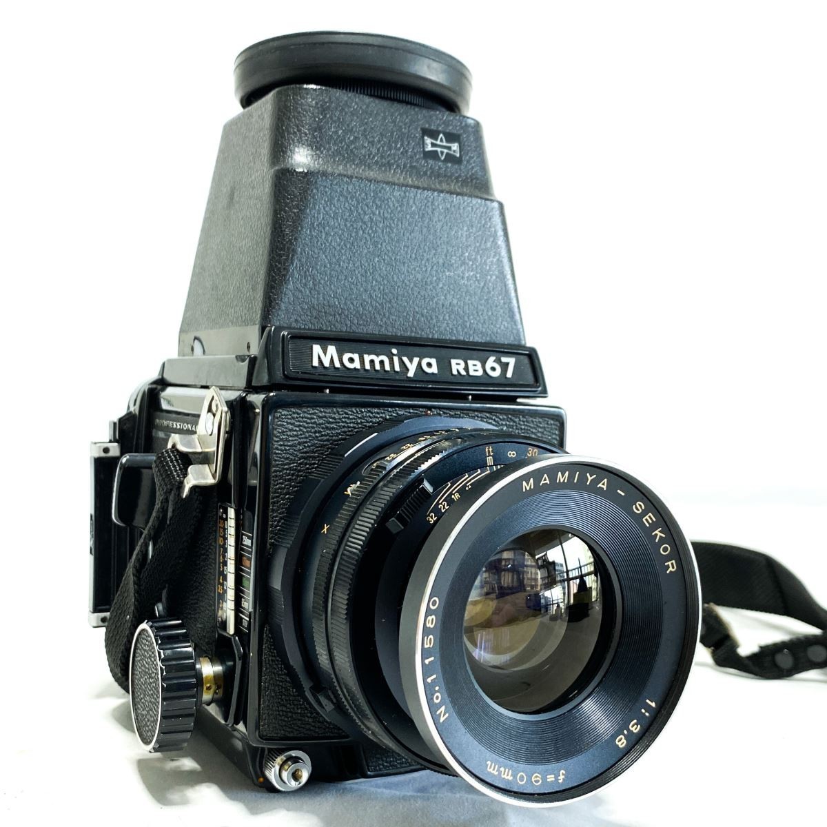【完動品】MAMIYA RB67 PROFESSIONAL F3.8 90mm マミヤ 6x7 中判一眼レフ フィルムカメラ セコール 標準レンズ C1971_画像3