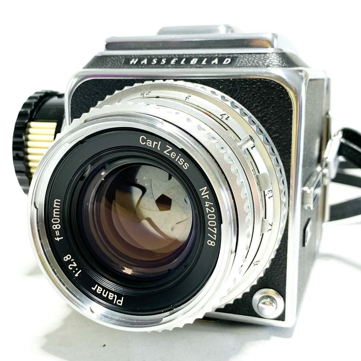 【美品】HASSELBLAD 500C Carl Zeiss Planar F2.8 80mm ハッセルブラッド 中判カメラ カールツァイス プラナー 標準レンズ ジャンク C1982_画像1