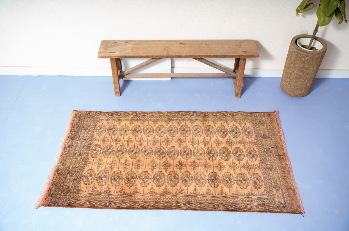 【Rug Store SophoraWholesale】163×91cm 手織り 絨毯 カーペット ヴィンテージ ラグ ペルシャ絨毯 アウトレット bM0420005