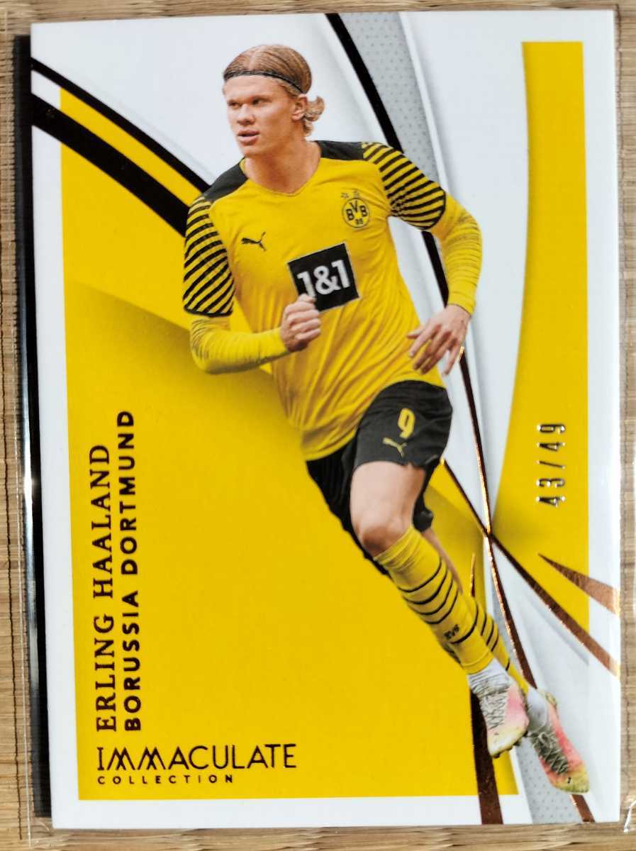49枚限定2021Panini Immaculate Soccer Erling Haaland アーリング