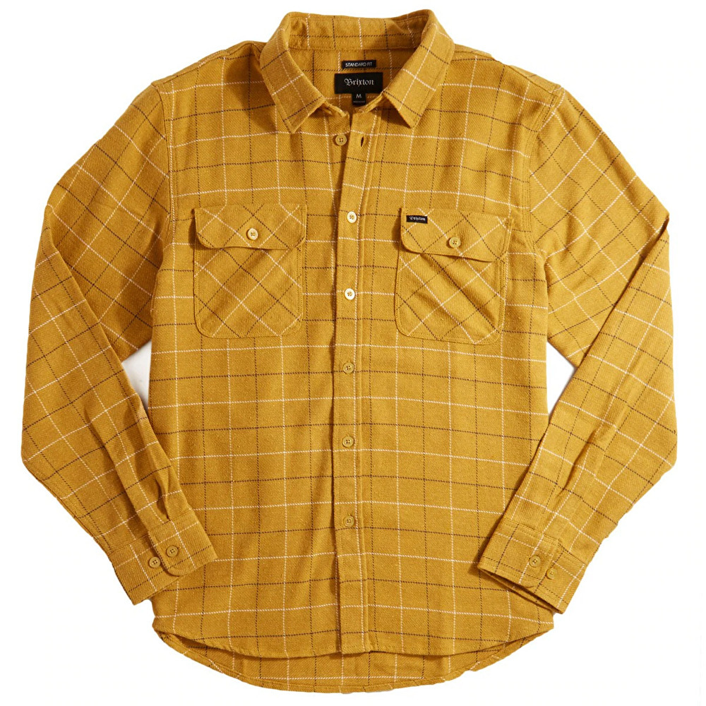 BRIXTON(ブリクストン)『BOWERY L/S FLANNEL SHIRTS』HONEY M