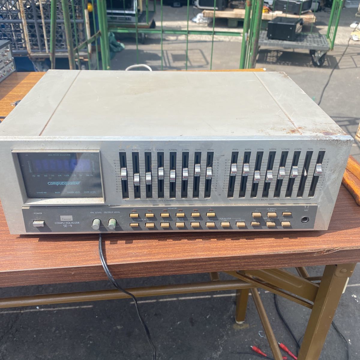 グラフィックイコライザー SE-9 SANSUI 山水 通電確認済み opslines.com