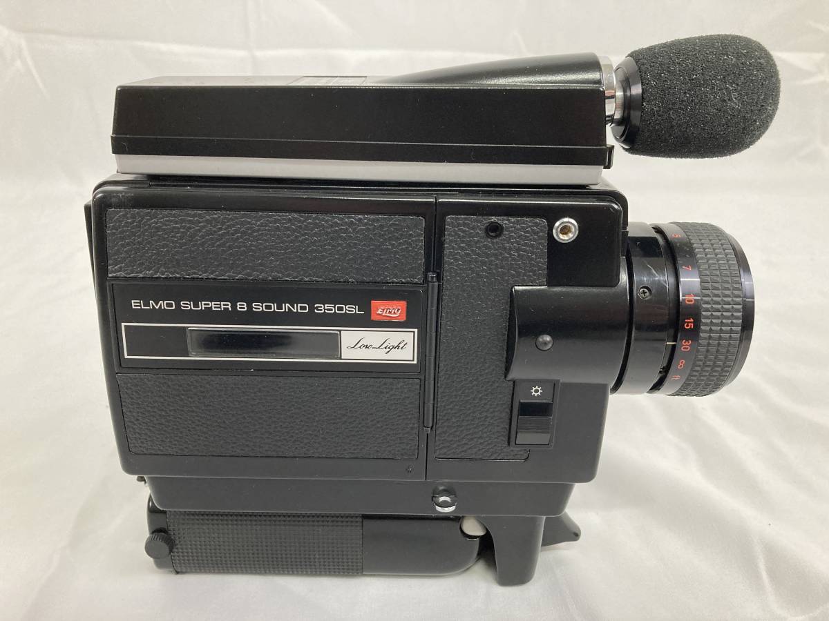 【2003】ジャンク品 ELMO ST-180 SUPER 8 SOUND350SL MACRO 動作未確認 ８㎜ビデオカメラ 映写機８㎜ レトロ アンティーク【409203000001】_画像9