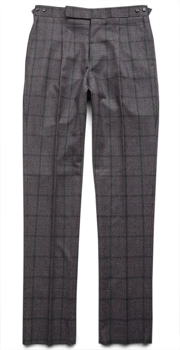 ◇◆GOTAIRIKU/Loro Piana ZELANDER(ジランダー)!落ち着きのある色柄がオトナっぽく薫る2Bオーバチェックウールスーツ【38(A6)】/13.2万_画像3
