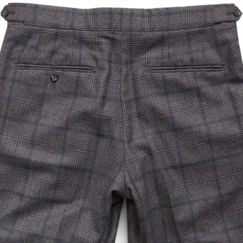 ◇◆GOTAIRIKU/Loro Piana ZELANDER(ジランダー)!落ち着きのある色柄がオトナっぽく薫る2Bオーバチェックウールスーツ【38(A6)】/13.2万_画像9