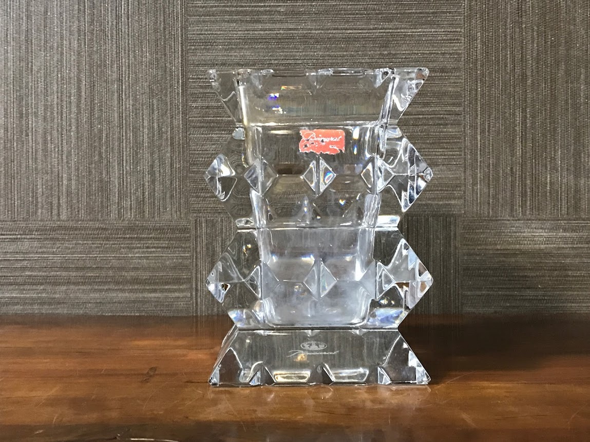 毎日がバーゲンセール Baccarat バカラ ココベース 花瓶 クリスタル