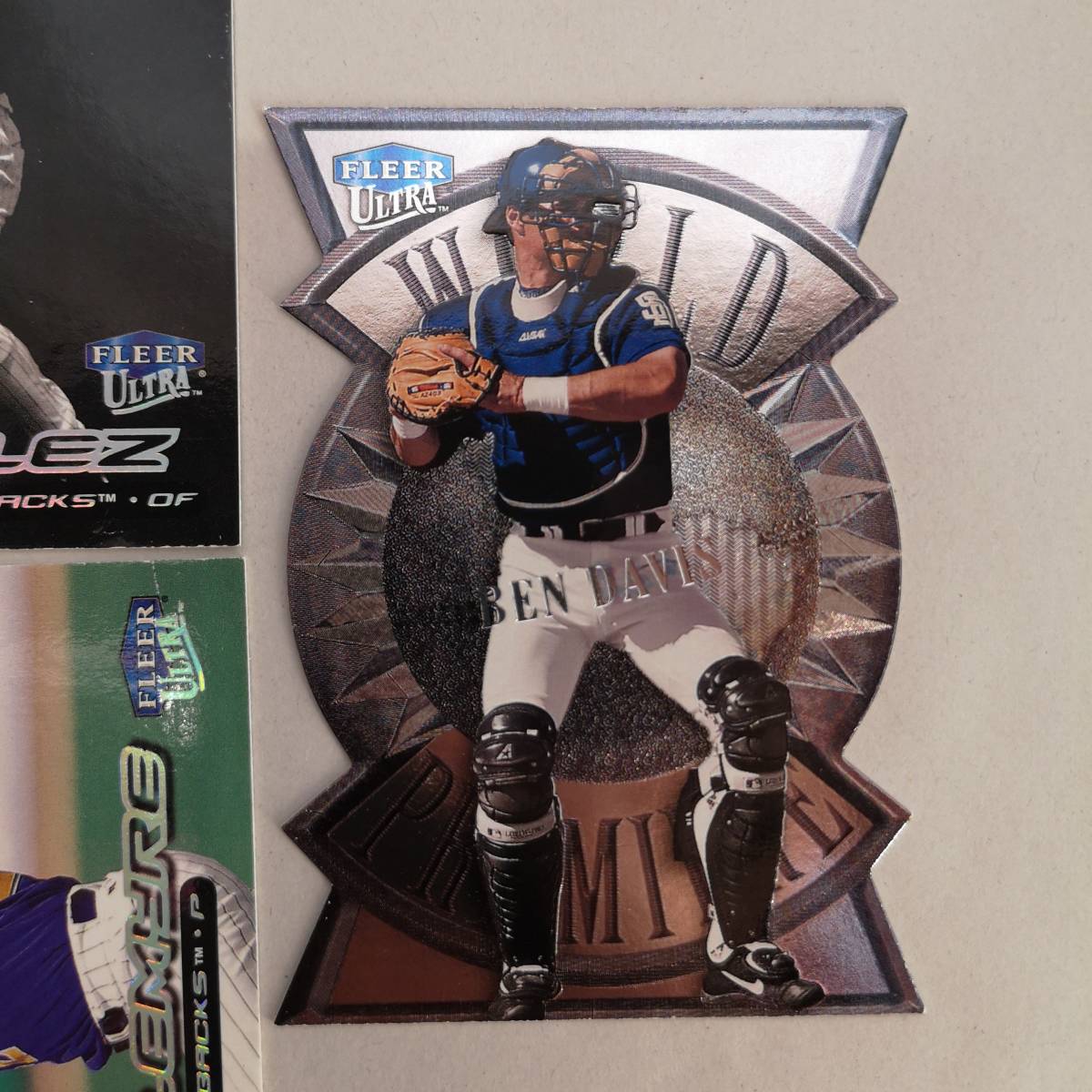 【MLB】5枚セット◆2000 Fleer Ultra Baseball ＃4 WP, ＃95,102,136,145◆BEN DAVIS/ベースボール カード/海外A_画像4