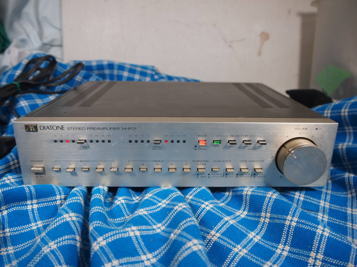 DIATONE 小形プリアンプ M-P01 220401−2 完動品【3ヶ月保証 DIATONE 小形プリアンプ M-P01 220401−2 完動品【3ヶ月保証