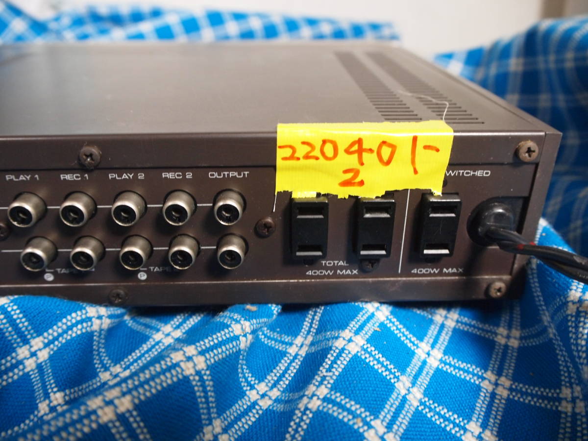 DIATONE　小形プリアンプ　M-P01　　　220401−2 　完動品【3ヶ月保証】_画像8