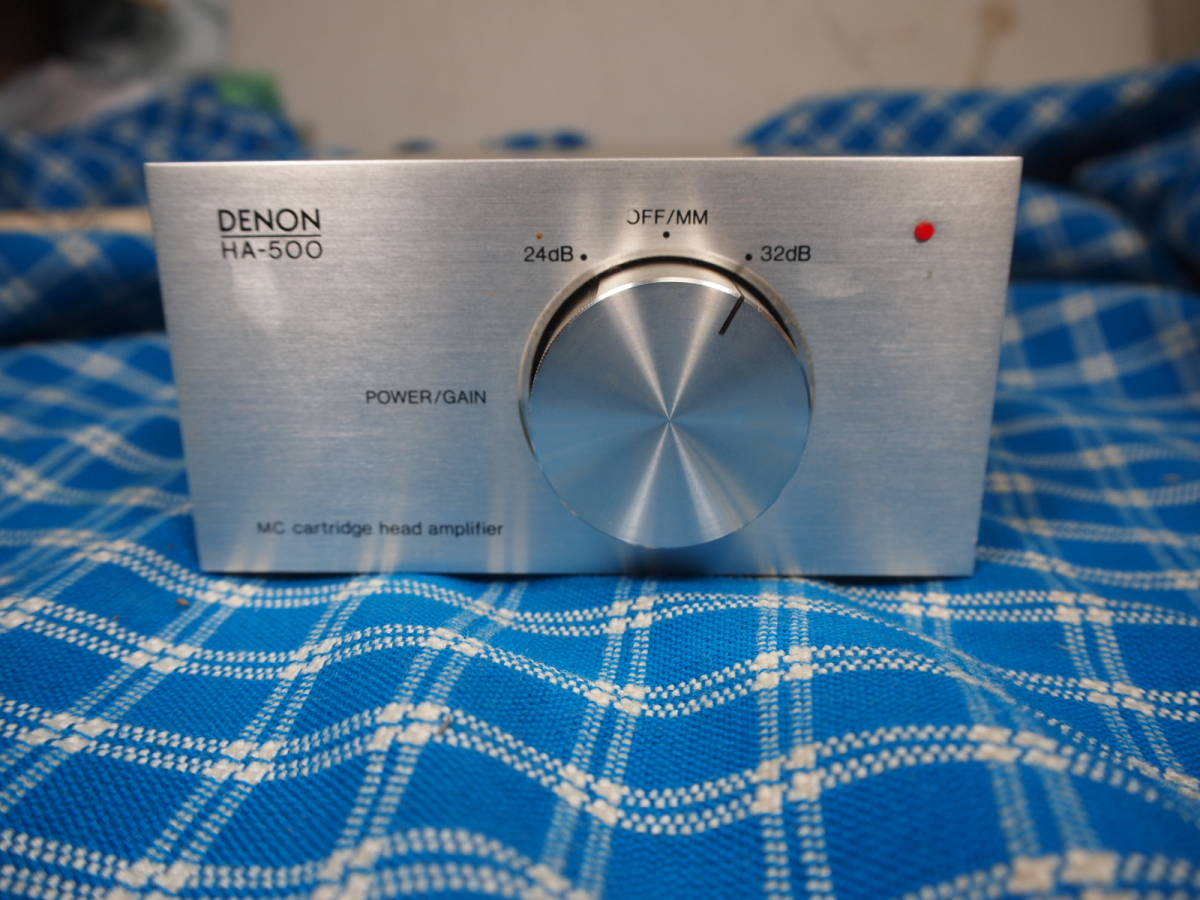輝く高品質な DENON ソニー MC HA-55 HEAD-AMP MCカートリッジ用 ...