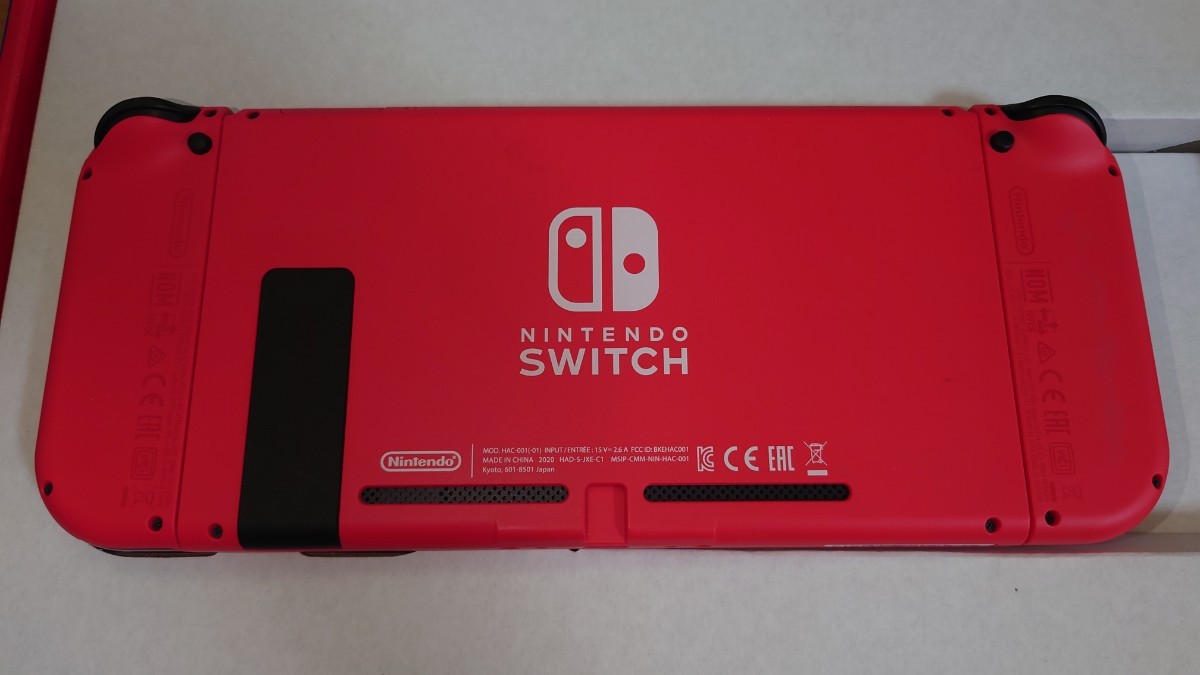 ニンテンドースイッチ Nintendo Switch （バッテリー長持ちタイプ）マリオレッド ブルー