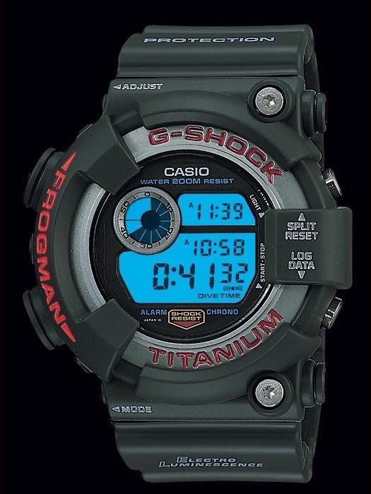 G-SHOCK Gショック 2代目 FROGMAN フロッグマン DW-8200-1A【電池交換
