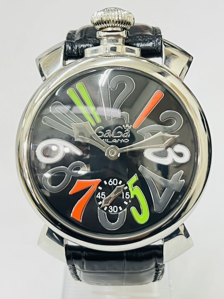 Gaga Milano ガガミラノ マヌアーレ 48 5010 手巻き 世界限定250 Gaga Milano ガガミラノ マヌアーレ 48 5010 手巻き 世界限定250