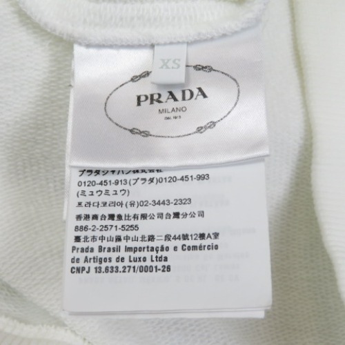 55174☆1円スタート☆PRADA プラダ 極美品 ノースリーブ 服 スウェット