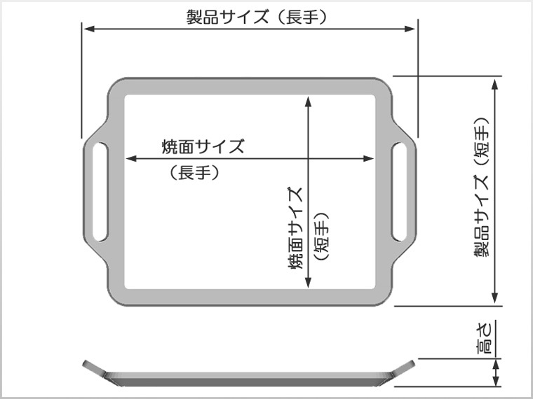 ZEOOR(ゼオール) 極厚バーベキュー鉄板 板厚6.0mm 590×450 BQ60-06A_画像8