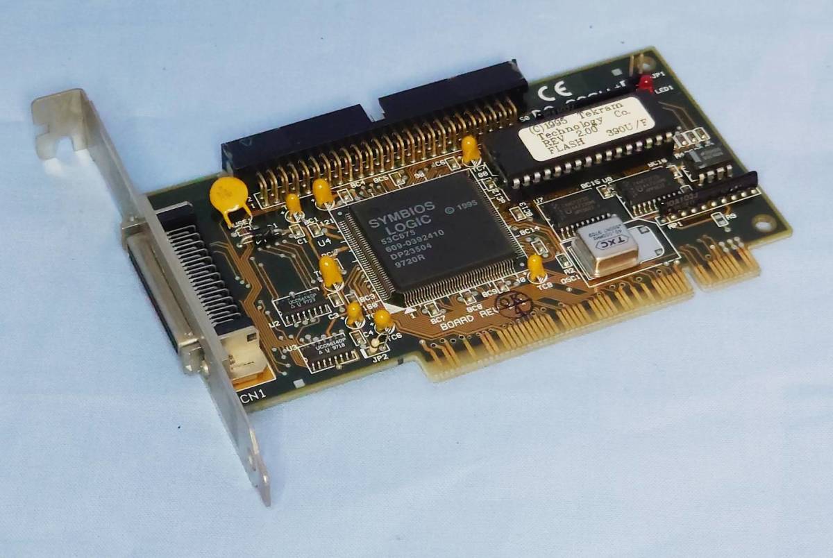 Tekram PCI接続 SCSIカード DC-390U PCI SCSI Host Adapters Manual Driver 付 ドライバー マニュアル 付_画像2