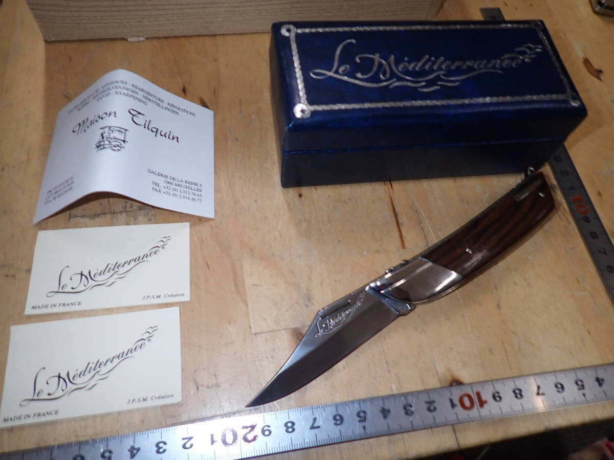 『L06A』Le Mediterranee - Boat Knife - JPM フランス　フォールディングナイフ Le Mediterranee　メディテラニ