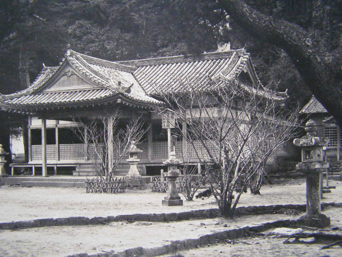 (B29) 写真 古写真 戦前 紀州 加太 ? 神社 和歌山_画像3