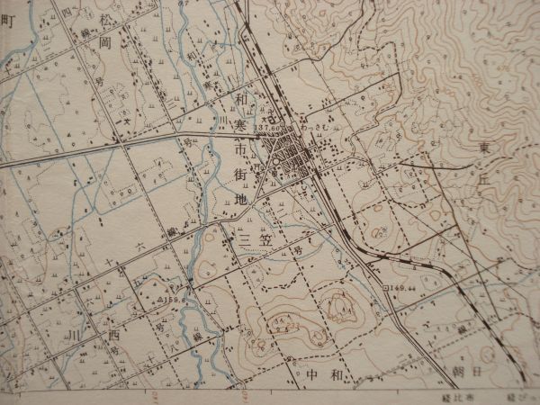 【古地図 昭和30年代 北海道】『剣淵』五万分一地形図名寄12号 昭和31年発行 地理調査所【50000分の1 鉄道 宗谷本線 士別軌道 上士別 和寒_画像10