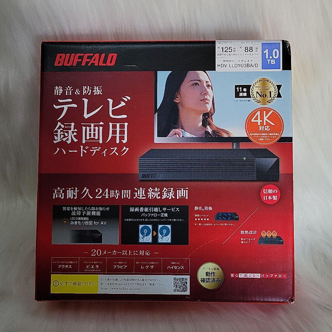 バッファロー　外付けハードディスク　HDV-LLD1U3BA/D