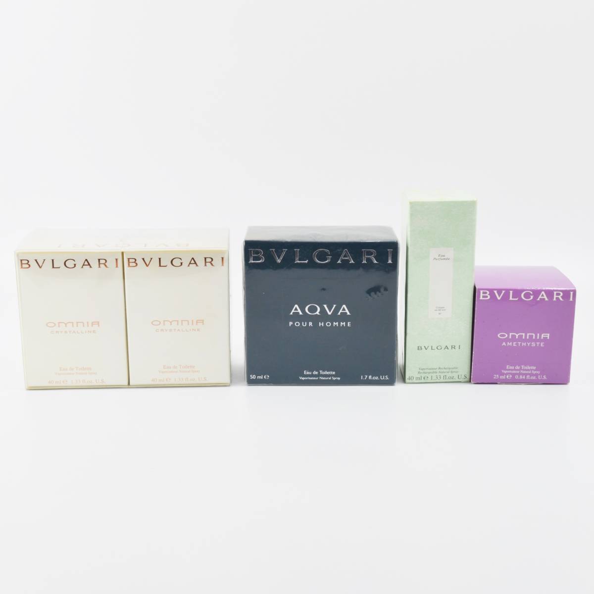 H 1円スタート BVLGARI ブルガリ 香水 おまとめ 4セット 合計5点 OMNIA