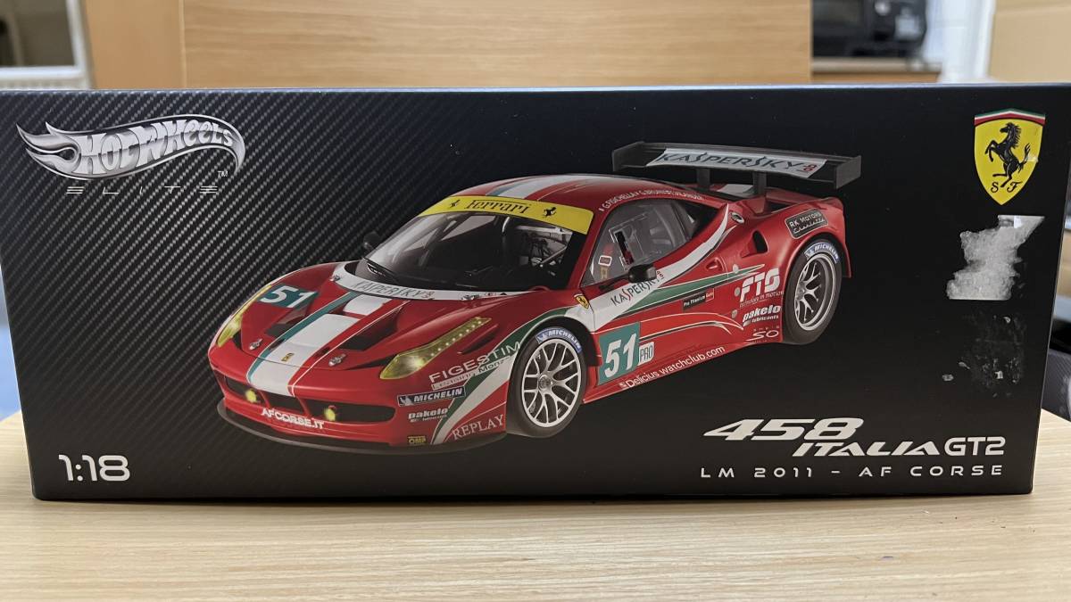 新しいエルメス 1/18 フェラーリ 458 エリート 12/20まで12000円 gt2