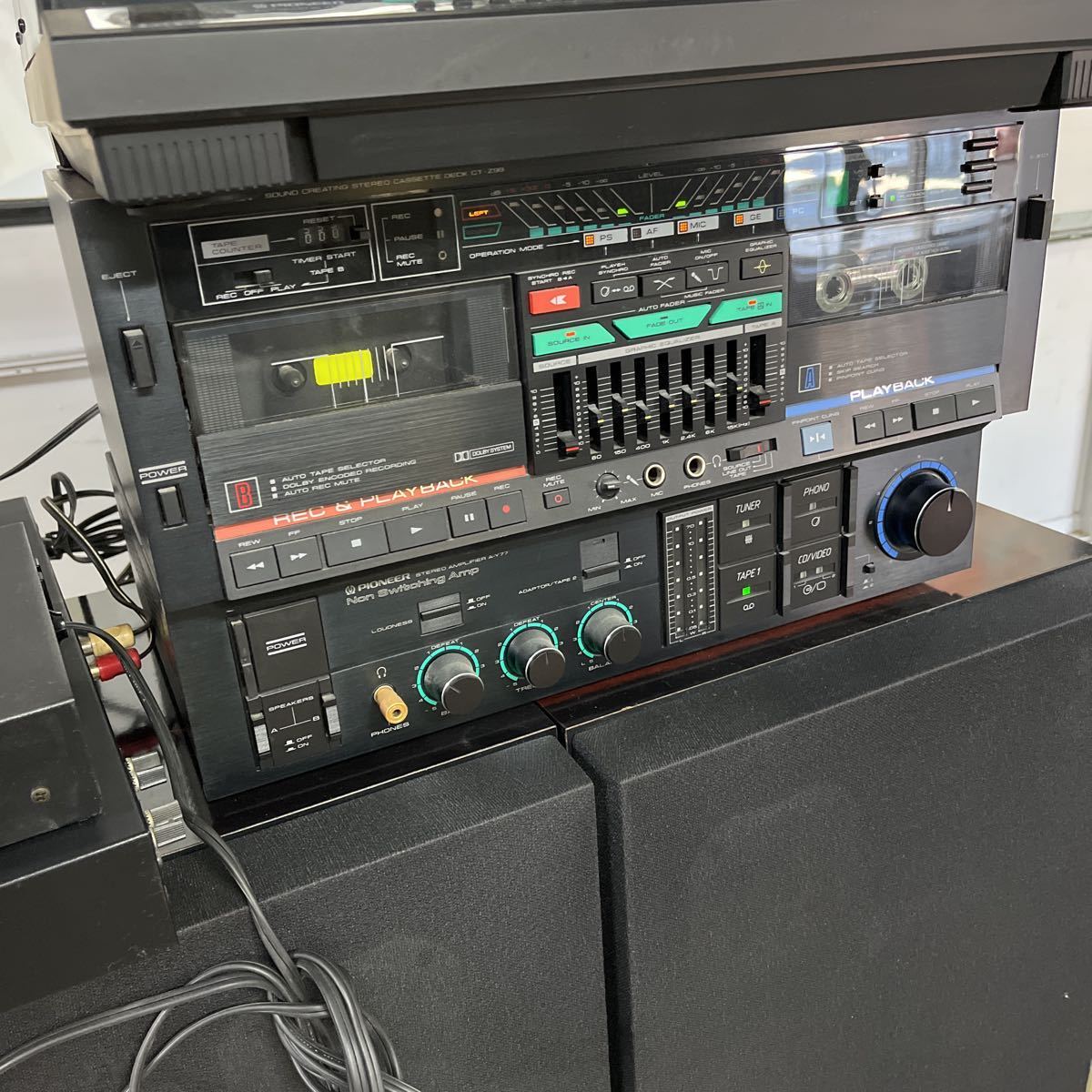 Pioneer パイオニア コンポ 昭和 レトロ S-Y77 A-Y77 CT-Z99 PL Pioneer パイオニア コンポ 昭和 レトロ S-Y77 A-Y77 CT-Z99 PL