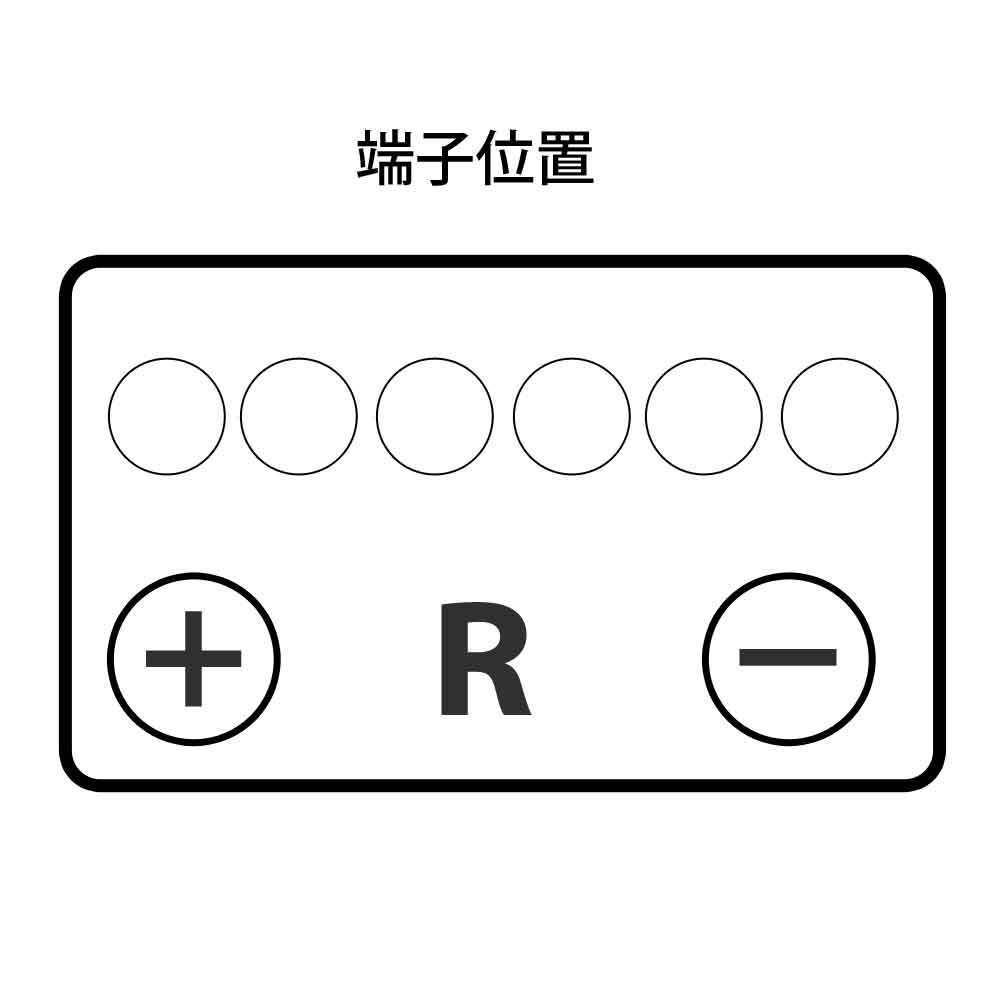 カーバッテリー AMS80D23R レガシィ 型式BMG H24.04～対応 スバル ACデルコ 充電制御車対応 AMS_画像2