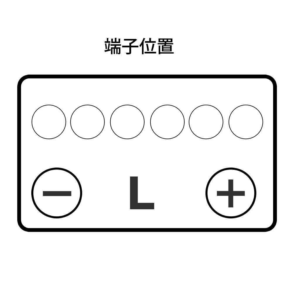 バッテリー ER-Q-85/95D23L レガシィ 型式DBA-BPE H18/05～用 GSユアサ_画像4