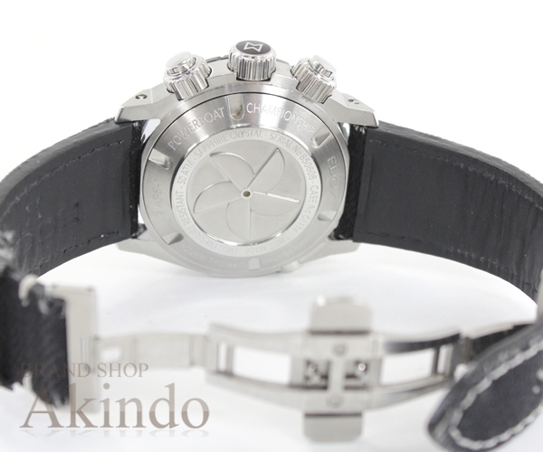エドックス クラスワン クロノオフショア EDOX カーボン ネイビー SS