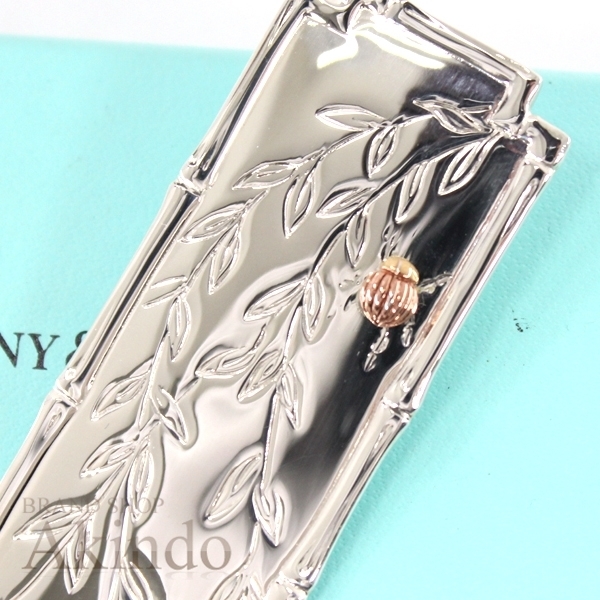 ティファニー 栞 しおり ブックマーク てんとう虫 ladybug シルバー925 K18YG Bookmark TIFFANY＆Co.【未使用】_画像5