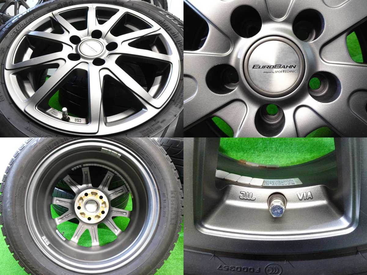 4本 アウディ A3 VW ゴルフ 6 7 8 社外 ユーロバーン 16インチ 6.5J +
