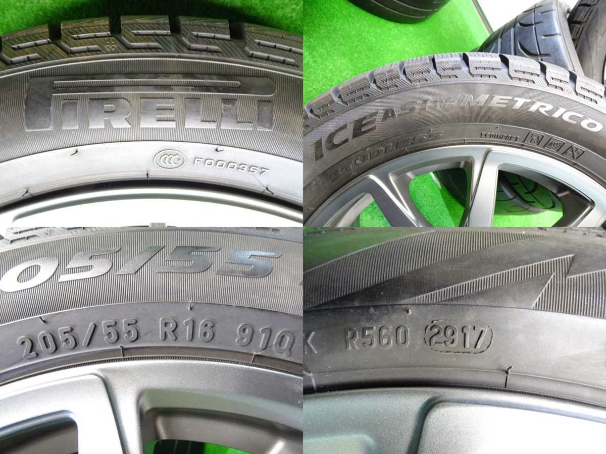4本 アウディ A3 VW ゴルフ 6 7 8 社外 ユーロバーン 16インチ 6.5J +