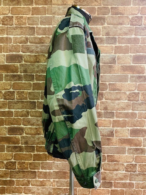 ★実寸ML/希少！80's90'sフランス軍ユーロヴィンテージ.F-2.迷彩.ショート丈ミリタリーJKT.ヨーロッパ古着.Vintage.カモフラ柄.アウトドア_画像5