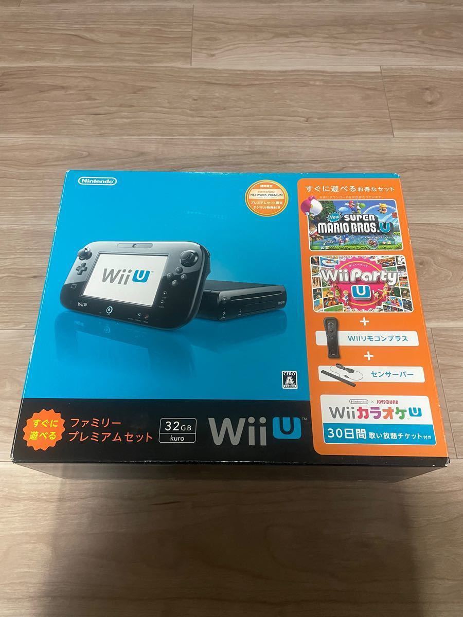 送料込】 値下げ中 Nintendo Wii U WII プレミアムセット KURO