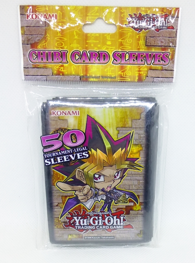 遊戯王 英語版 チビ遊戯スリーブ CHIBI ちび遊戯 カードプロテクター 未開封品 闇遊戯_画像1