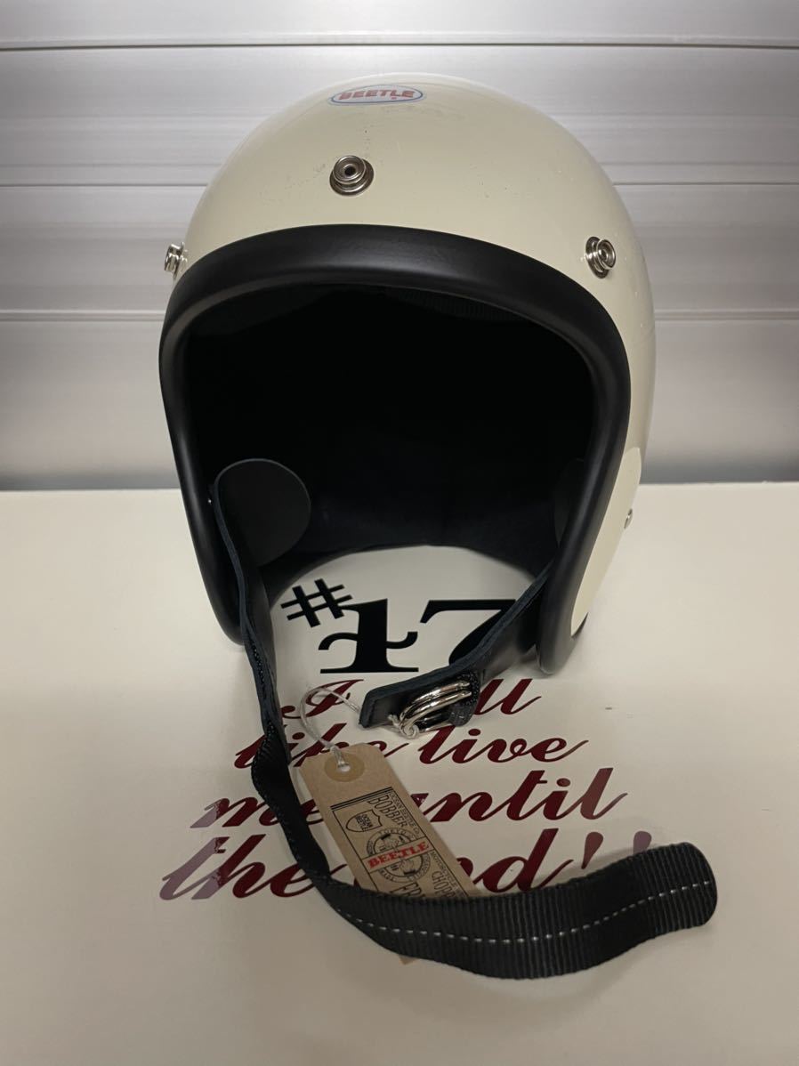 チープ OCEAN BEETLE アイボリー 装飾品 Lサイズ LAC バイクウエア