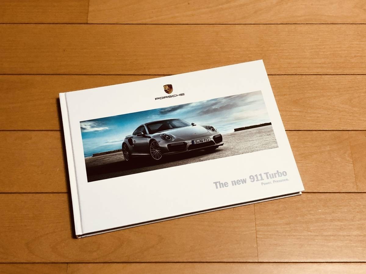 ***[ новый товар ] Porsche 991 type 911 Turbo турбо ** выпуск на японском языке толщина . каталог 2016 год 1 месяц выпуск ***