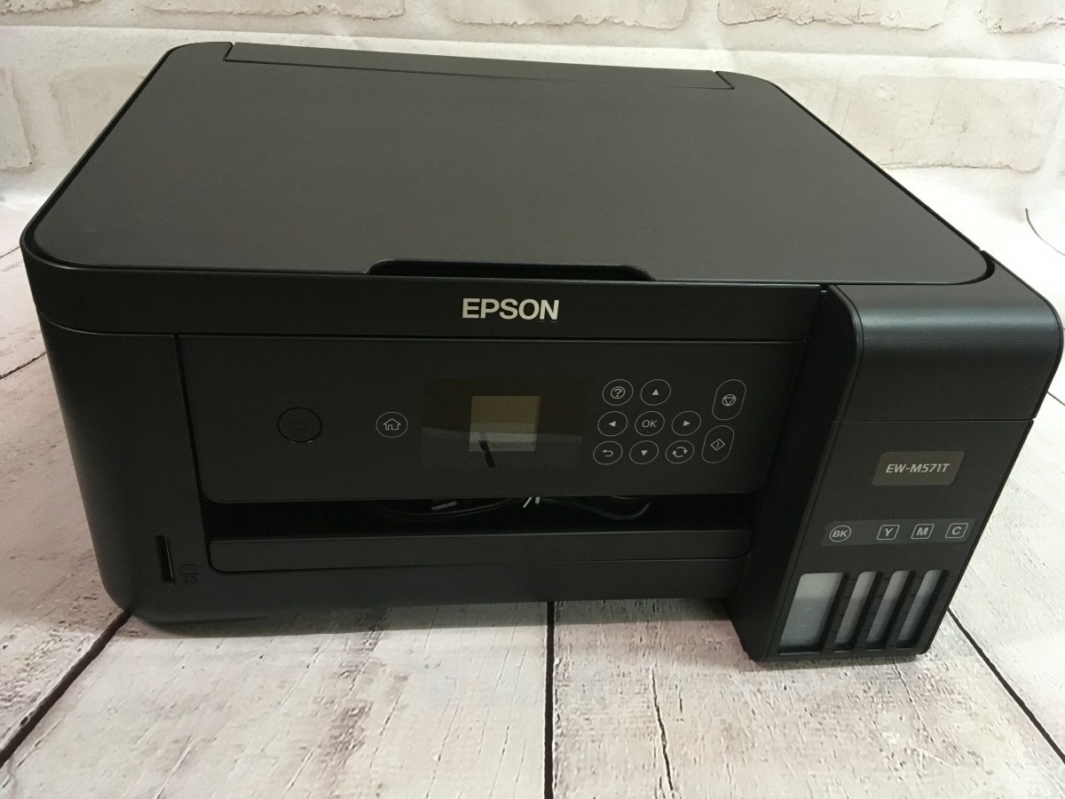 EPSON EW-M571T インクジェットプリンター　複合機　コピー機　スキャナー　ダイレクトプリント　遠隔